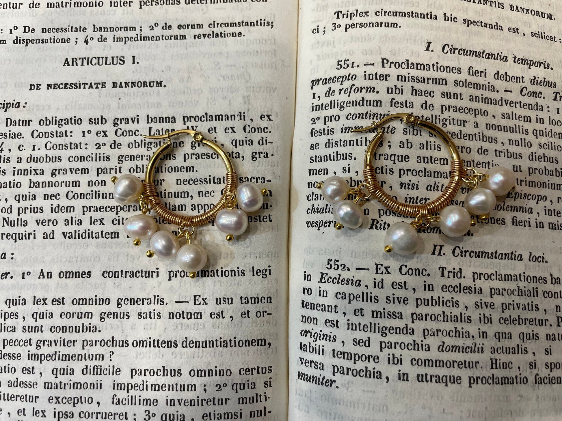 Orecchini con perle di fiume pendenti, orecchini a cerchio, acciaio placcato oro, regalo per lei.(