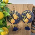 orecchini made in sicily con limoni