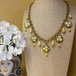 collana con mattonelle ceramica caltagirone limoni