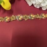 bracciale artigianale con mattonelle Caltagirone