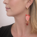 orecchini siciliani con ficodindia di Caltagirone