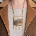 Collana etna vista da taormina