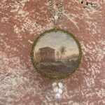 ciondolo siciliano artigianale con grappolo perle