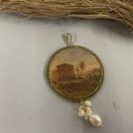 ciondolo siciliano dipinto su legno souvenir di sicilia