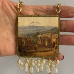 collana con catena anallergica Vedute di Sicilia