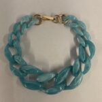 collana maxi resina azzurra