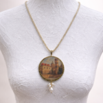 collana siciliana artigianale con vedute di sicilia