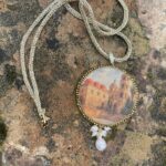 collana siciliana artigianale veduta di palermo