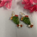 orecchini argento e ceramica di caltagirone