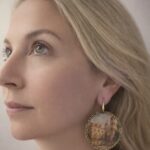 orecchini argento siciliani su legno