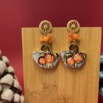 orecchini caltagirone con borsette dipinte