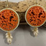 orecchini corallo e perle