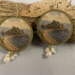 orecchini siciliani con veduta isolabella di taormina