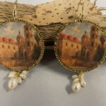 orecchini siciliani dipinti a mano