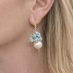 orecchini siciliani turchesi e perla