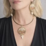 set ciondolo e orecchini siciliani