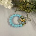 bracciale con tamburello di ceramica caltagirone