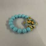 bracciale siciliano elastico con tamburello