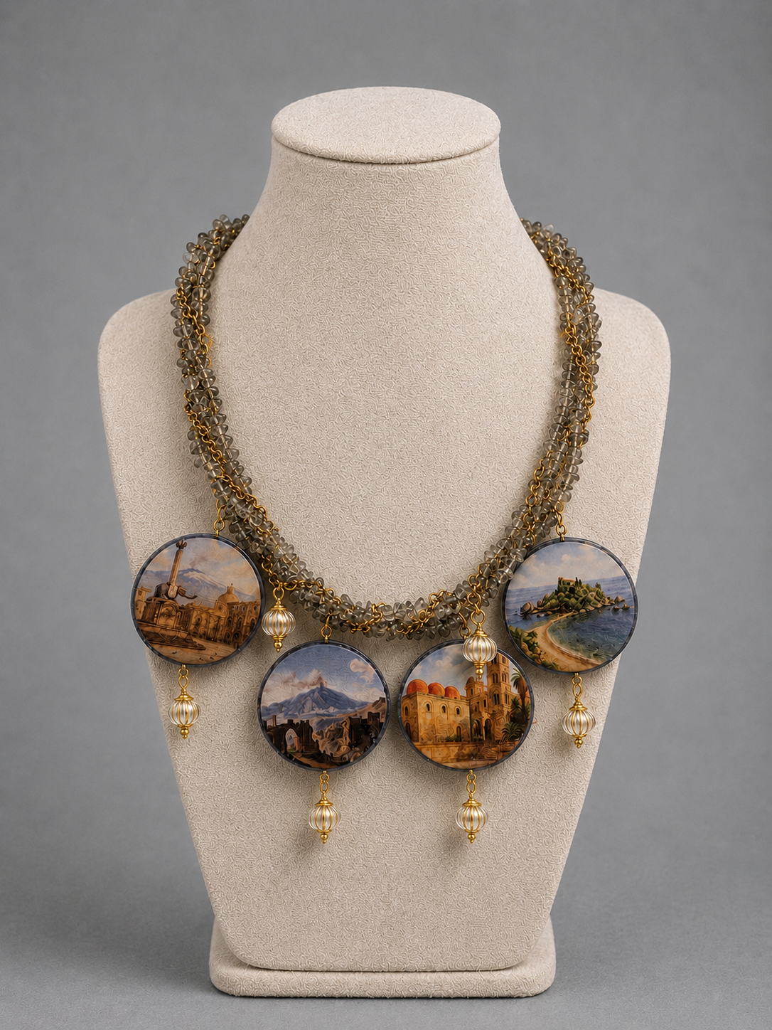 collana vedute siciliane con chips grigie